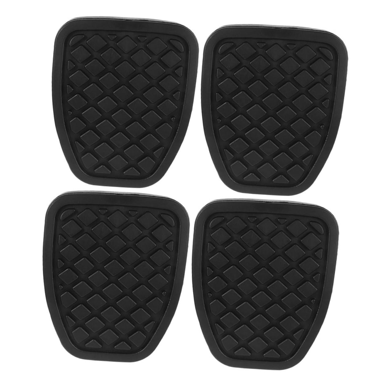 OUNONA 4 Stück Pedal Gummi Pad Automatten Auto Pedal Pad Bremspedal Abdeckung Ersatz Gaspedal Abdeckungen Kupplungsabdeckung Kupplung Bremspedal Pads Bremspedal Stopp Pad von OUNONA