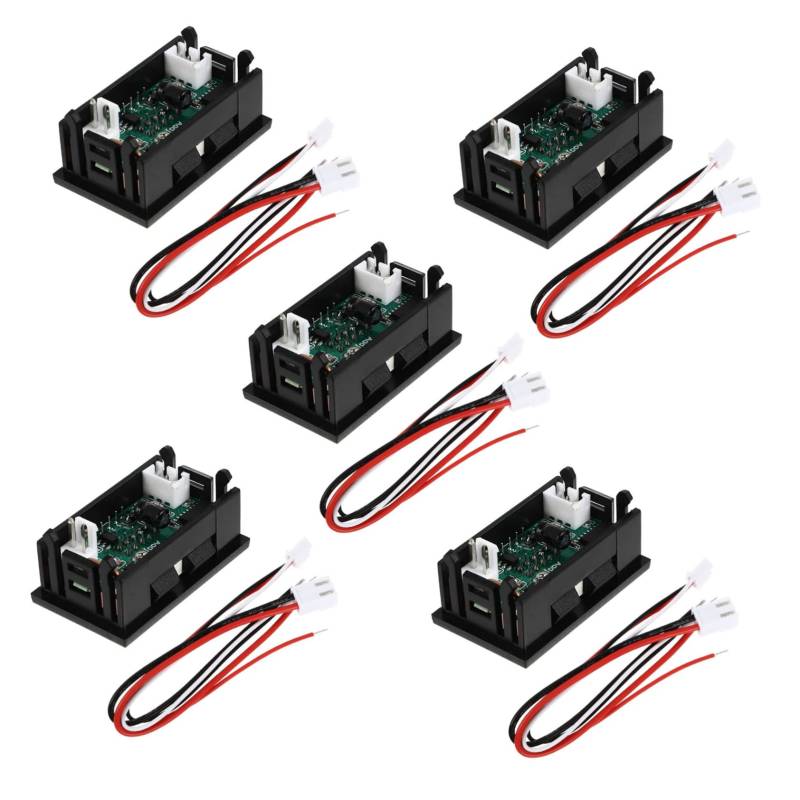 OUNONA 5 Stück Multimeter 10A Spannungs Und Stromtester Für Auto Digitales Messgerät Mit Innenwiderstandsmessung Präzise Messung Von Spannung Und Strom Für KFZ Und LKW von OUNONA