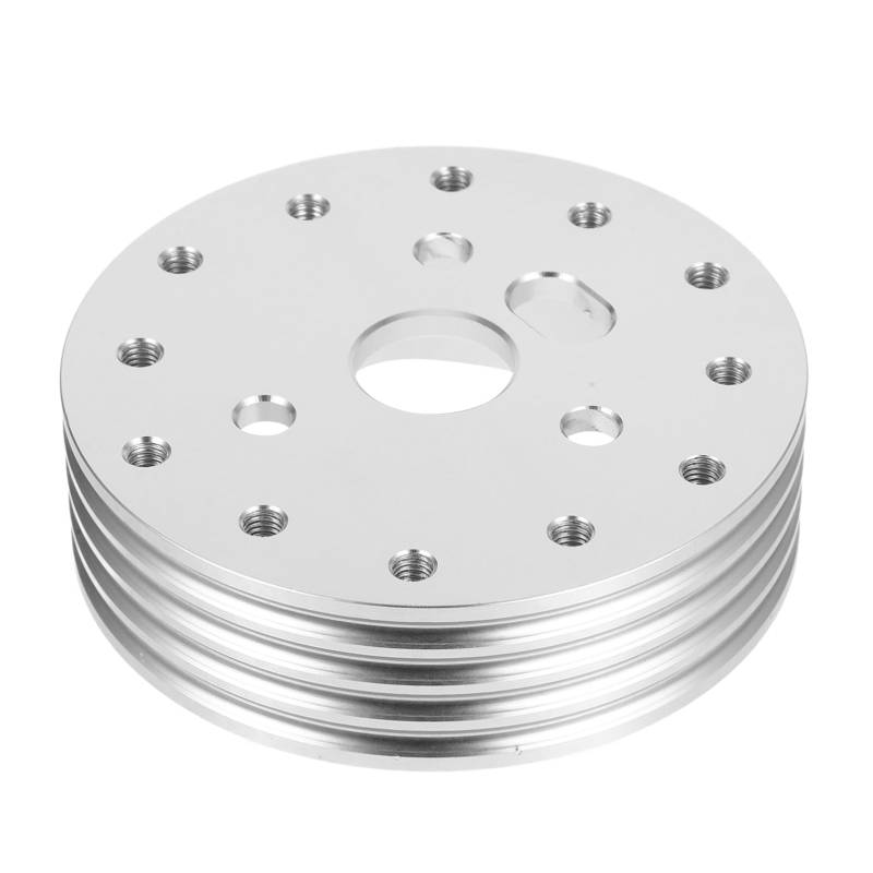 OUNONA 6 Lenkrad adapter Bausatz Hub Gamecontroller Wagenheber Lenkradadapter Lenkradsockel- Abstandshalter für den Umbau der Lenkradnabe Lenkradaufzug Aluminiumlegierung Silver von OUNONA