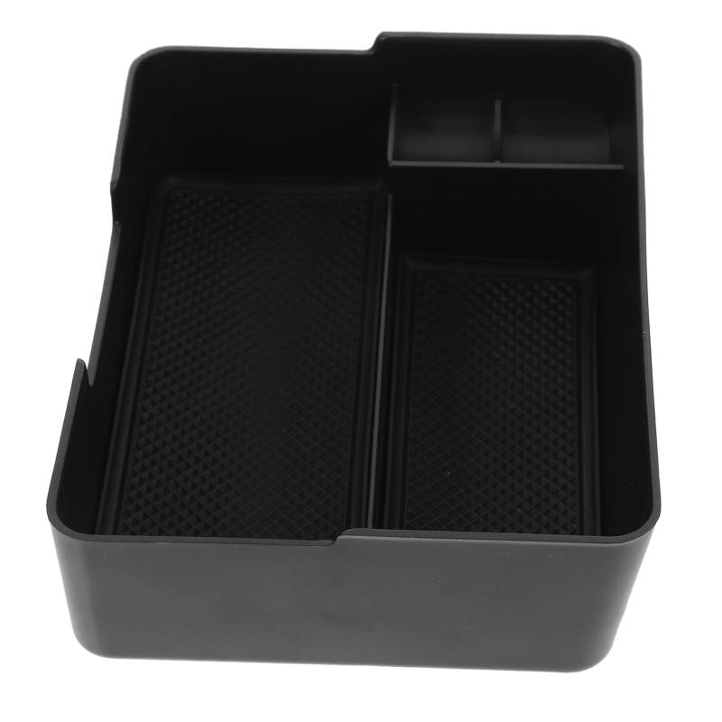 OUNONA -Aufbewahrungsbox Center USB-Hub Behälter Bildschirm Model Mittelkonsole Aufbewahrungskorb Auto-Mittelkonsolen-Organizer Innenraum für Autoaufbewahrungszubehör Plastik Black von OUNONA