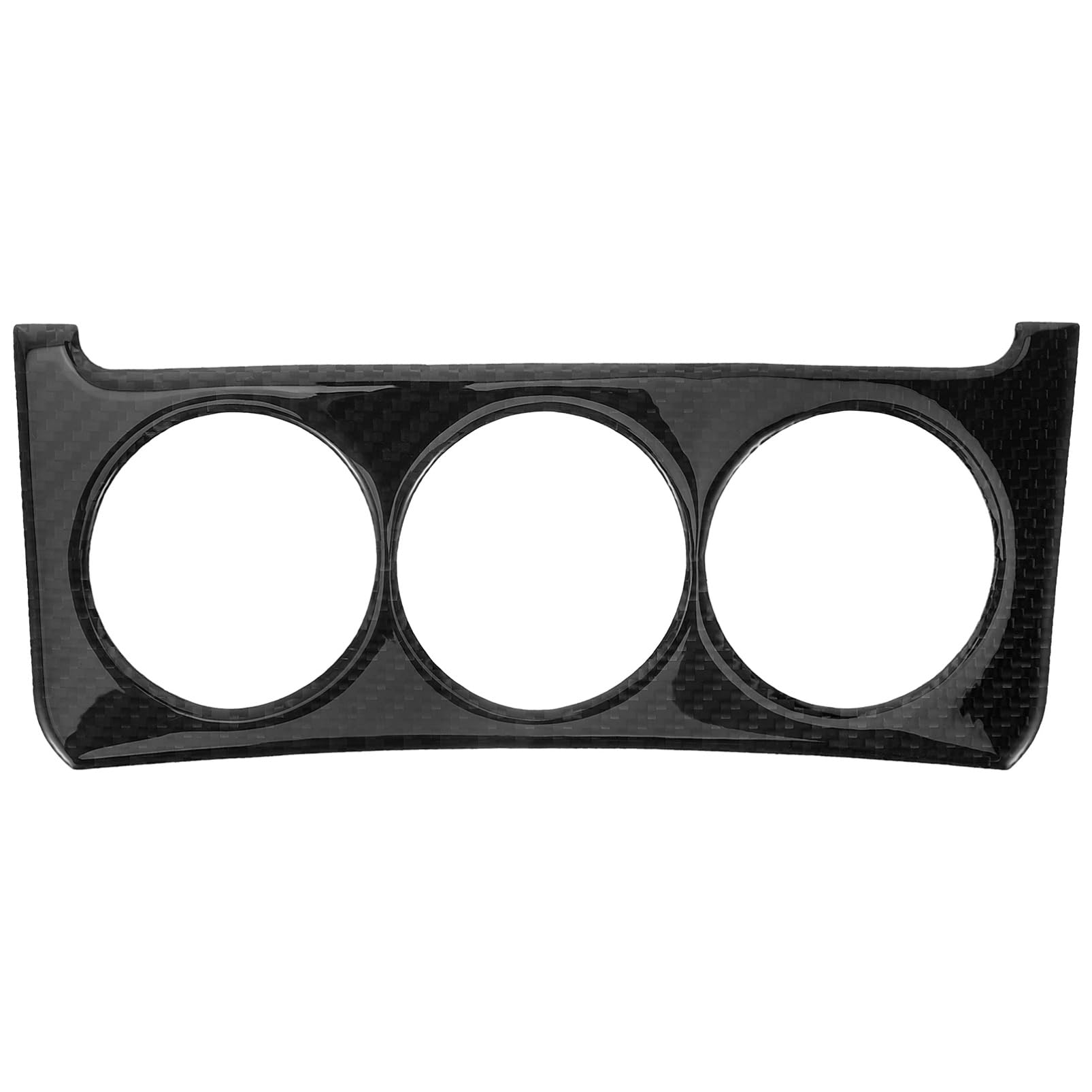 OUNONA Aufkleber Für Instrumentenknopf Auto-armaturenbrett-Abdeckung Auto Dekoration Zubehör Innendekorationsrahmenabdeckung Auto Armaturenbrett Matte Panel Autokamera Black Kohlefaser von OUNONA