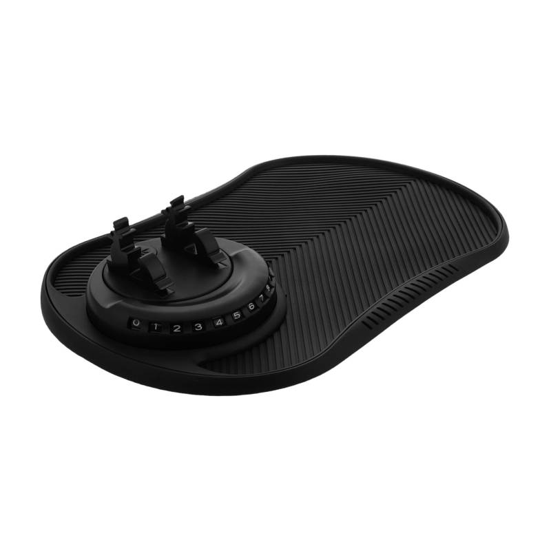 OUNONA Auto Anti-rutsch-pad rutschfeste Instrumententafel Reisebehälter Für Zahnbürsten Anti-rutsch-armaturenbrett Verkleidungsclip Instrumententafel Telefon-Dashboard Black PVC von OUNONA