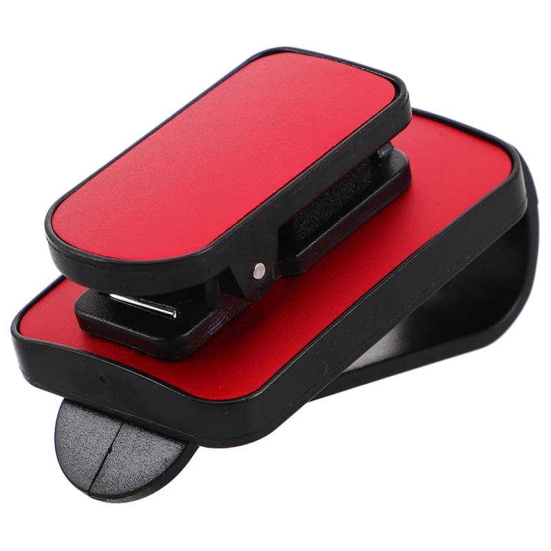 OUNONA Autobrillenclip Auto Innenraum zubehör autozubehör Brillen Aufbewahrungslösung Autosonnenbrillenhalter Auto Sonnenbrillenhalter Clip Ticketkarten-Bargeld-Organizer Metall von OUNONA