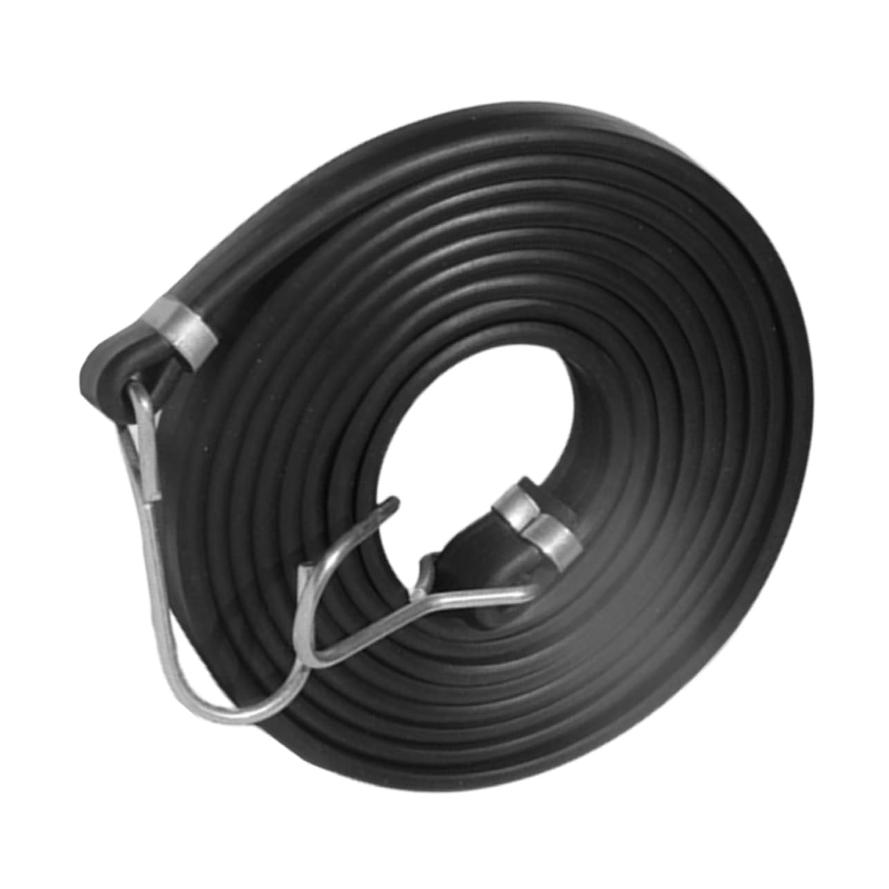 OUNONA Gepäckband Zurrgurt Helmband Gepäckbinderiemen elastisches Band Helm elastisches Seil Bungee Seil -Bungee-Seil Helmseil Bindeband Spanngurt Extra dicker Butylkleber Black von OUNONA