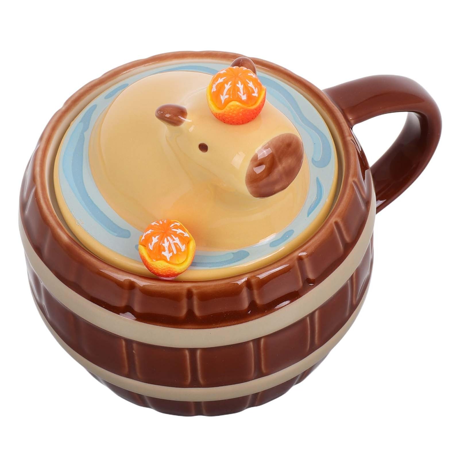 OUNONA Lustige Capybara-kaffeetasse Aus Keramik, Niedliche Wassertasse Für Getränke, Kreatives Und Neuartiges Design Für Den Täglichen Gebrauch, Tolles Für Frauen von OUNONA