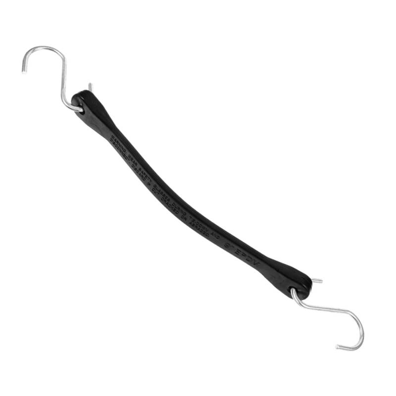 OUNONA Spanngurte für Autoplanen flaches Bungee-Kabel Camping-Bungee-Seil Bungee-Seile Riemen anhängerzubehör autozubehör Spanngurte aus Gummi Planengurte aus Gummi mit Haken Black von OUNONA