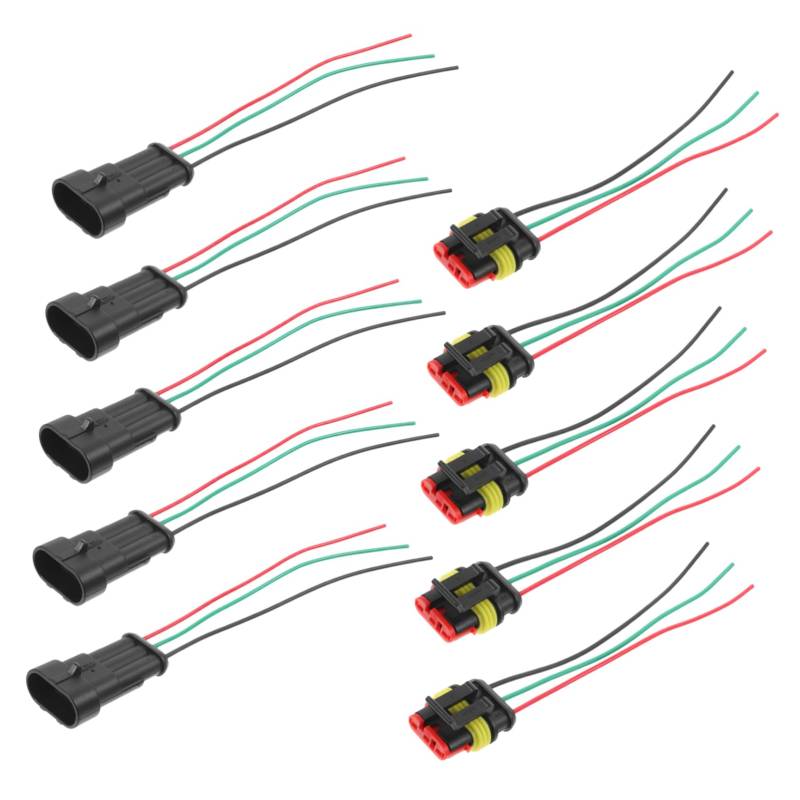 OUNONA Wasserdichte Fahrzeuganschlussstecker Schnellverbindungsadapter Für Autos Robuste Und Langlebige Kfz Verbindungsstücke Ideal Für Innen Und Außenelektrik von OUNONA