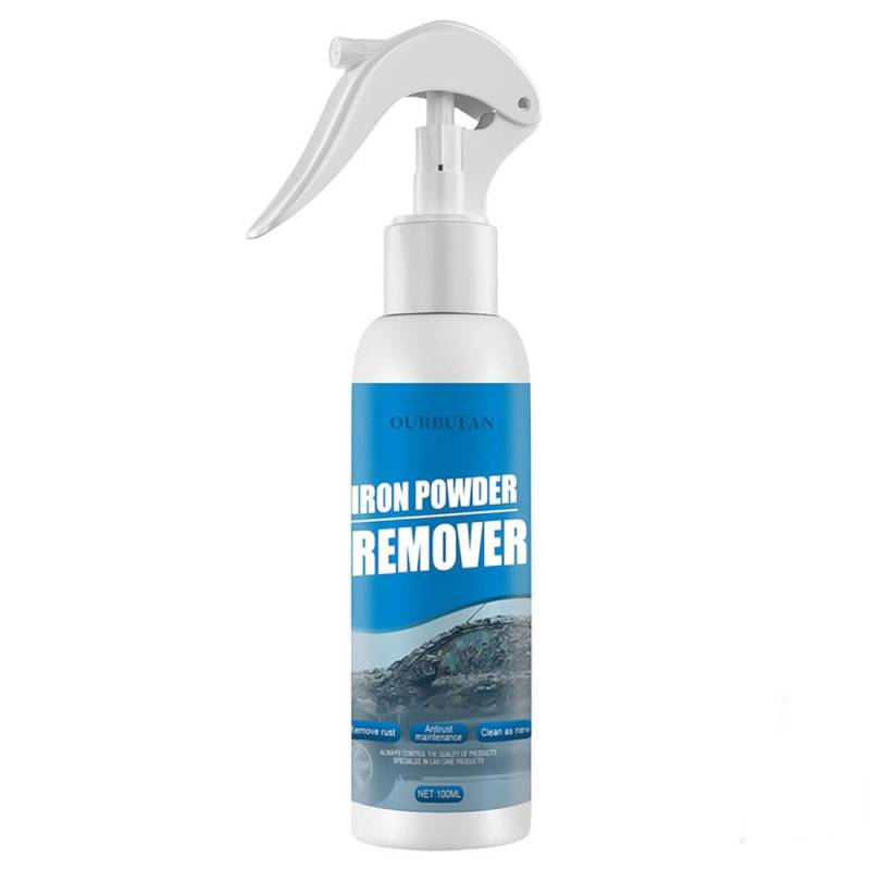 Auto-Rostentfernungsspray, Eisenpulver-Entferner, Rustout Instant Remover Spray, Multifunktionales Rostentfernungsspray Für Rost Von Werkzeugen, Metallen, Autoteilen (1 Stück) von OURBUFAN