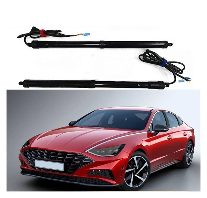 Elektrisch Gasfeder Heckklappe Dämpfer Für Hyundai Für Sonata 2020 2021 2022 2023 2024 Elektrische Heckklappe Steuerung Der Stamm Stick Auto Heber(with Kick Sensor) von OUVECR