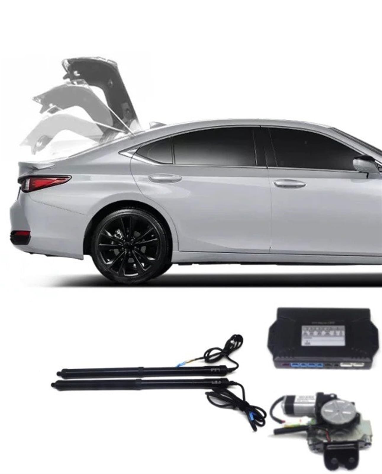 Elektrisch Gasfeder Heckklappe Dämpfer Für Lexus ES 2018-2023 Elektrische Heckklappe Auto Heber Automatische Kofferraum Öffnung Hinten Tür Power Gate(No Kick Sensor) von OUVECR