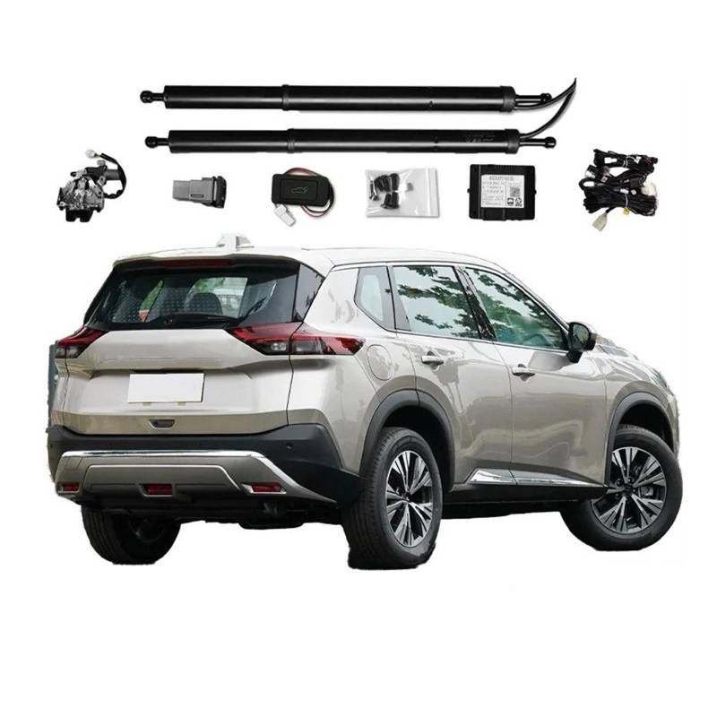 Elektrisch Gasfeder Heckklappe Dämpfer Für Nissan Für X-Trail 2014-2023 Elektrische Heckklappe Hebebühne Auto Automatische Kofferraum Öffnung Elektrische Motor(No Kick Senor) von OUVECR