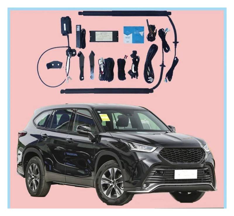 Elektrisch Gasfeder Heckklappe Dämpfer Für Toyota Für Cromn Für Kluger 2022 Edition Elektrische Heckklappe Änderung Schwanz Box Intelligente(with Kick Senor) von OUVECR