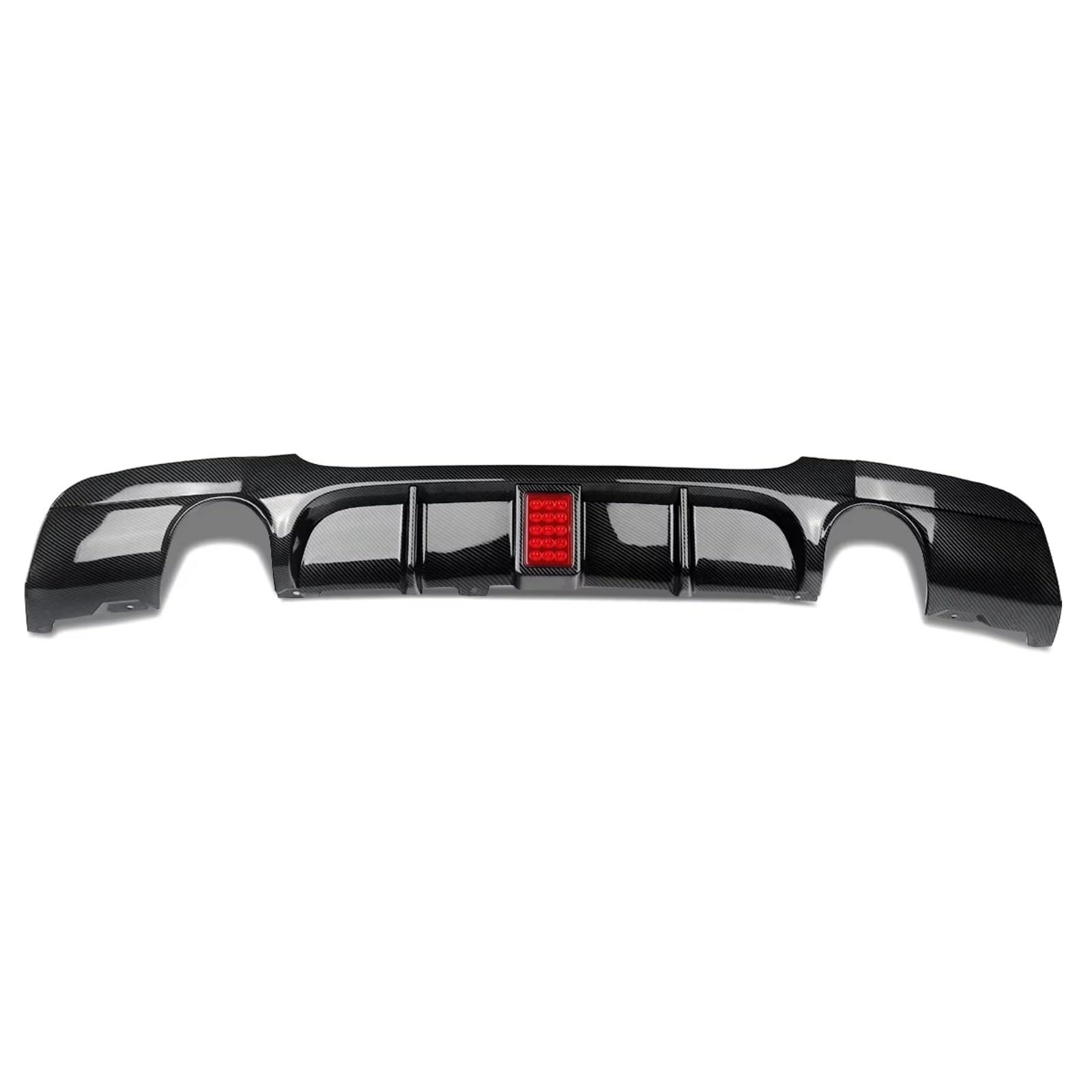 OUVECR Heckspoiler Für 3er E90 E91 Sport 2005–2012 MP Style Auto-Ersatzteil Heckstoßstangen-Diffusor-Lippensplitter Heckscheiben Dachspoiler(Carbon Look) von OUVECR