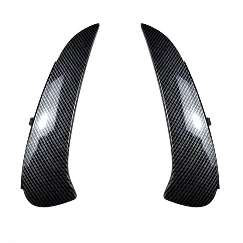 OUVECR Heckspoiler Für Benz C Klasse C260 C43 C63 Für AMG W206 S206 2022 2023 Hinten Bumper Spoiler Splitter Canards Seite Vents Auto Zubehör Heckscheiben Dachspoiler(Carbon Look) von OUVECR