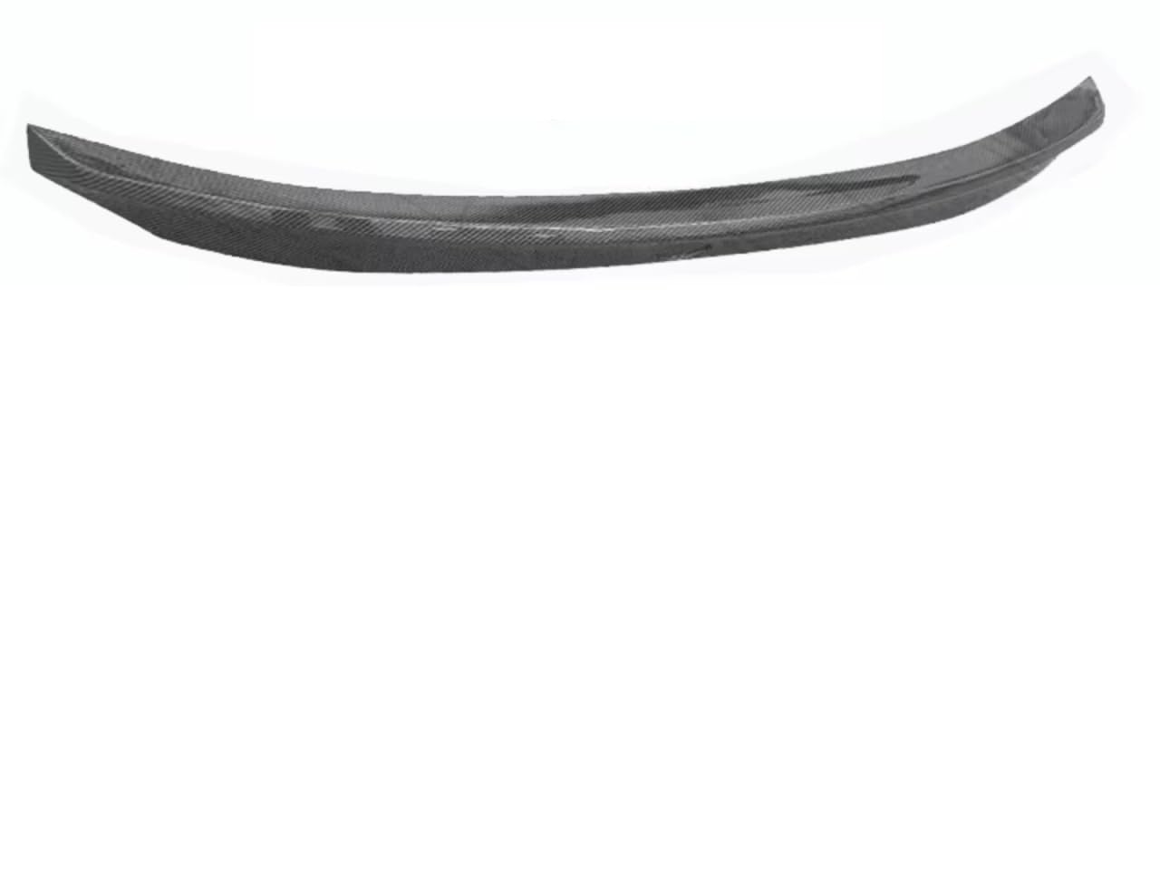 OUVECR Heckspoiler Für Lexus RX 350 450 500 Schwarz Carbon Faser Stamm Deckel Mittelflügel Auto Spoiler Dekoration 2023 Heckscheiben Dachspoiler(Tail Unpainted) von OUVECR