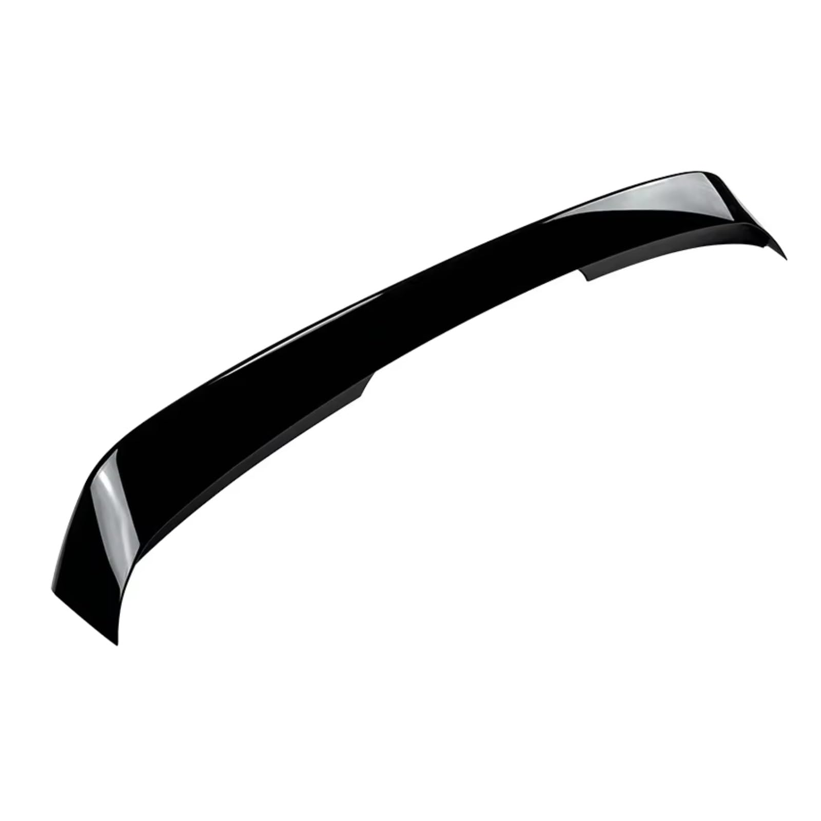 OUVECR Heckspoiler Für VW Für Tiguan MK2 2017-2023 Version Auto Schwanz Flügel Feste Wind Spoiler Hinten Seite Flügel Auto Dekoration Zubehör Heckscheiben Dachspoiler(Black Top Wing) von OUVECR