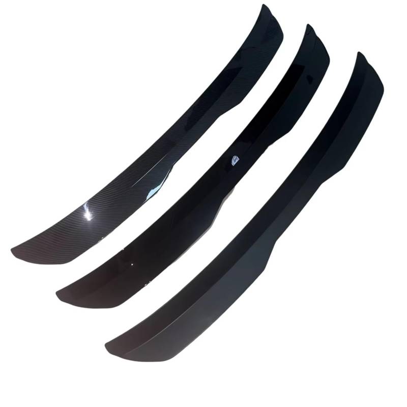 OUVECR Heckspoiler Für VW Für Tiguan MK2 5Dr 2016-2020 ABS Kunststoff Dach Flügel Lip Spoiler Zubehör Heckflügel Carbon Look/Glanz Schwarz Heckscheiben Dachspoiler(Gloss Black) von OUVECR