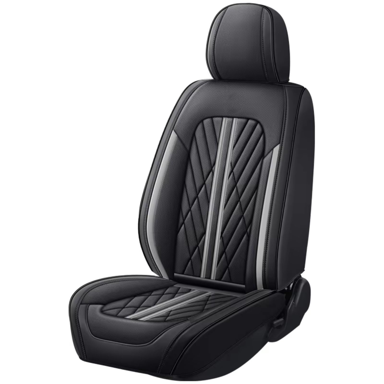 OUVECR Sitzbezüge Auto Für A3 Für Sportback A1 A4 A5 A6 A6L A7 A8 A8L Leder Pu Autositzbezüge Auto Sitzbezüge(D 1 PCS) von OUVECR