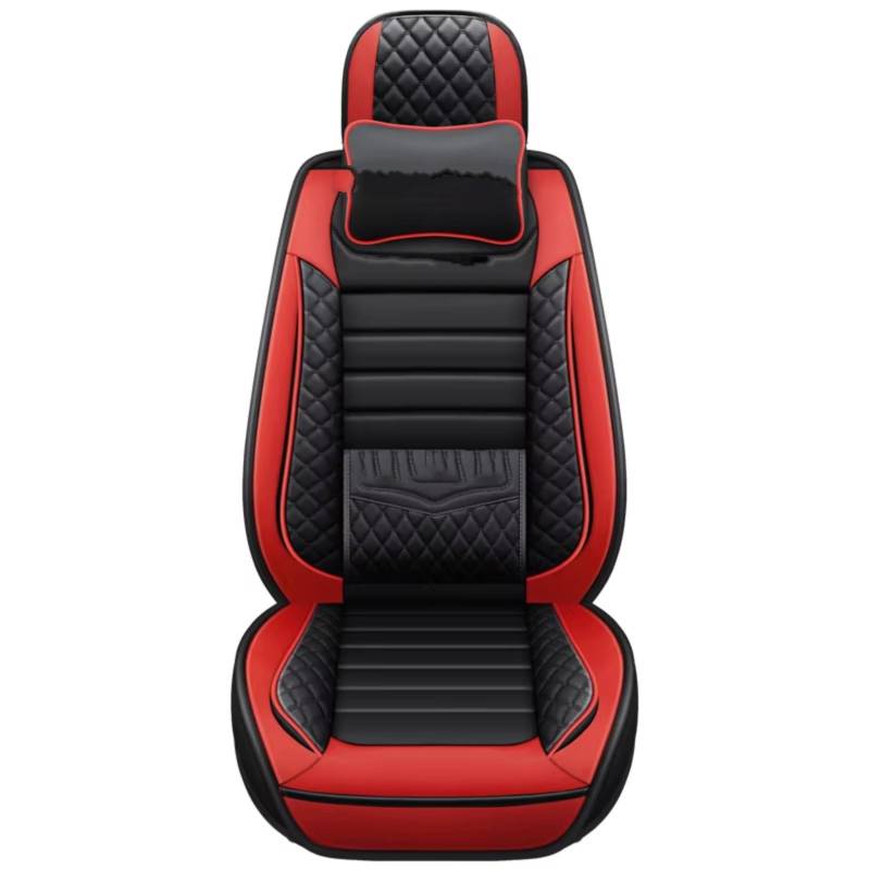 OUVECR Sitzbezüge Auto Für A4 B8 B6 B7 Für Avant A3 8P A5 Sportback Q2 Q3 A7 Q7 4L 100 C4 A6 4F C7 C5 Leder Autositzbezüge Auto Sitzbezüge(R for 1 seat) von OUVECR