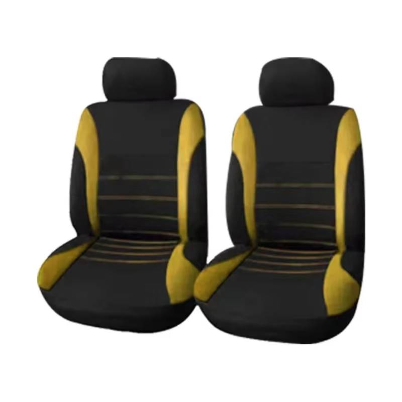 OUVECR Sitzbezüge Auto Für F20 F21 E81 E88 F45 F22 Wagon F22 Coupe F23 Cabrio E36 318is Autositzbezüge Set Stuhl Sitzpolster Auto Sitzbezüge(G 2seat-Yellow) von OUVECR