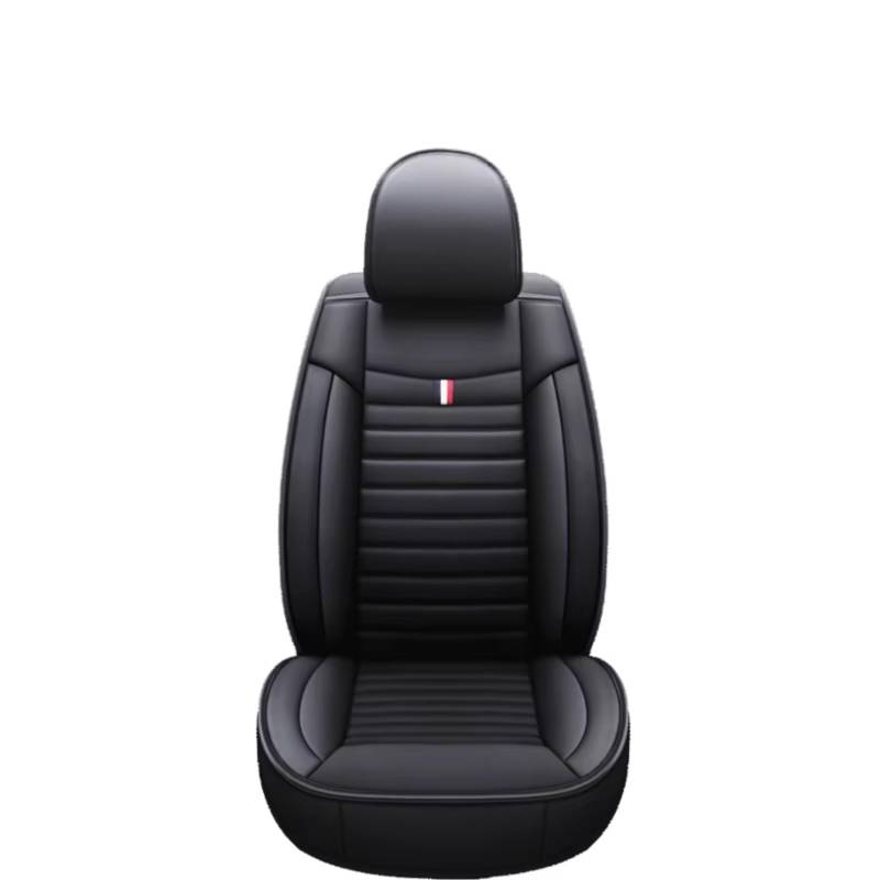 OUVECR Sitzbezüge Auto Für Kia Für Rio Universal Auto Sitzbezug Auto Zubehör Innen Details Alle Auto Modell Auto Sitzbezüge(A Black 1 Seat) von OUVECR