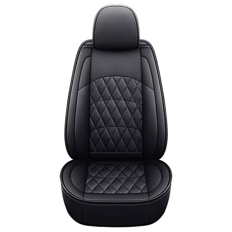 OUVECR Sitzbezüge Auto Für Nissan Für X-Trail Für Versa Für Sulphy Für Teana Für Sentra Für Maxima Für Murano Auto Innen Sitzbezüge Auto Sitzbezüge(A Black 1 Seat) von OUVECR