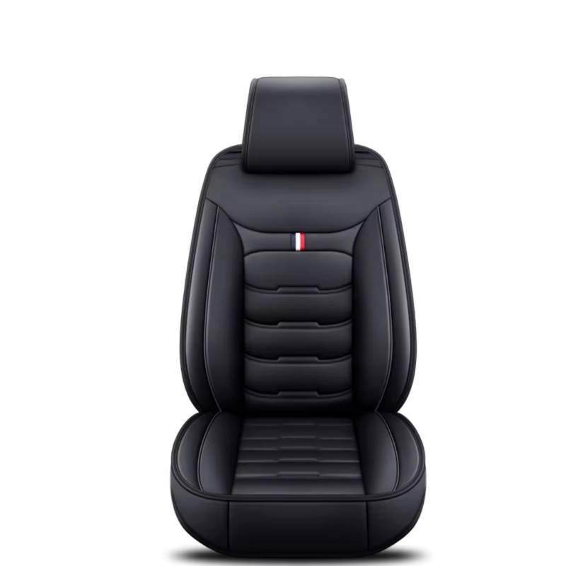 OUVECR Sitzbezüge Auto Für OPEL Für Astra K Für Insignia Für Zafira Für Antara Für Grandland X Für Corsa Für Vectra B Für Mokka Auto Innen Sitz Abdeckung Auto Sitzbezüge(A Black 1 Seat) von OUVECR