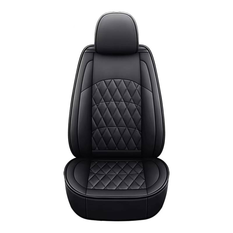 OUVECR Sitzbezüge Auto Für Q5 Q2 Q3 Q6 Q7 Q8 S1 S4 S5 S6 SQ5 RS3 RS4 Auto Zubehör Innen Details Künstliche Leder Auto Sitzbezüge Auto Sitzbezüge(A Black 1 Seat) von OUVECR