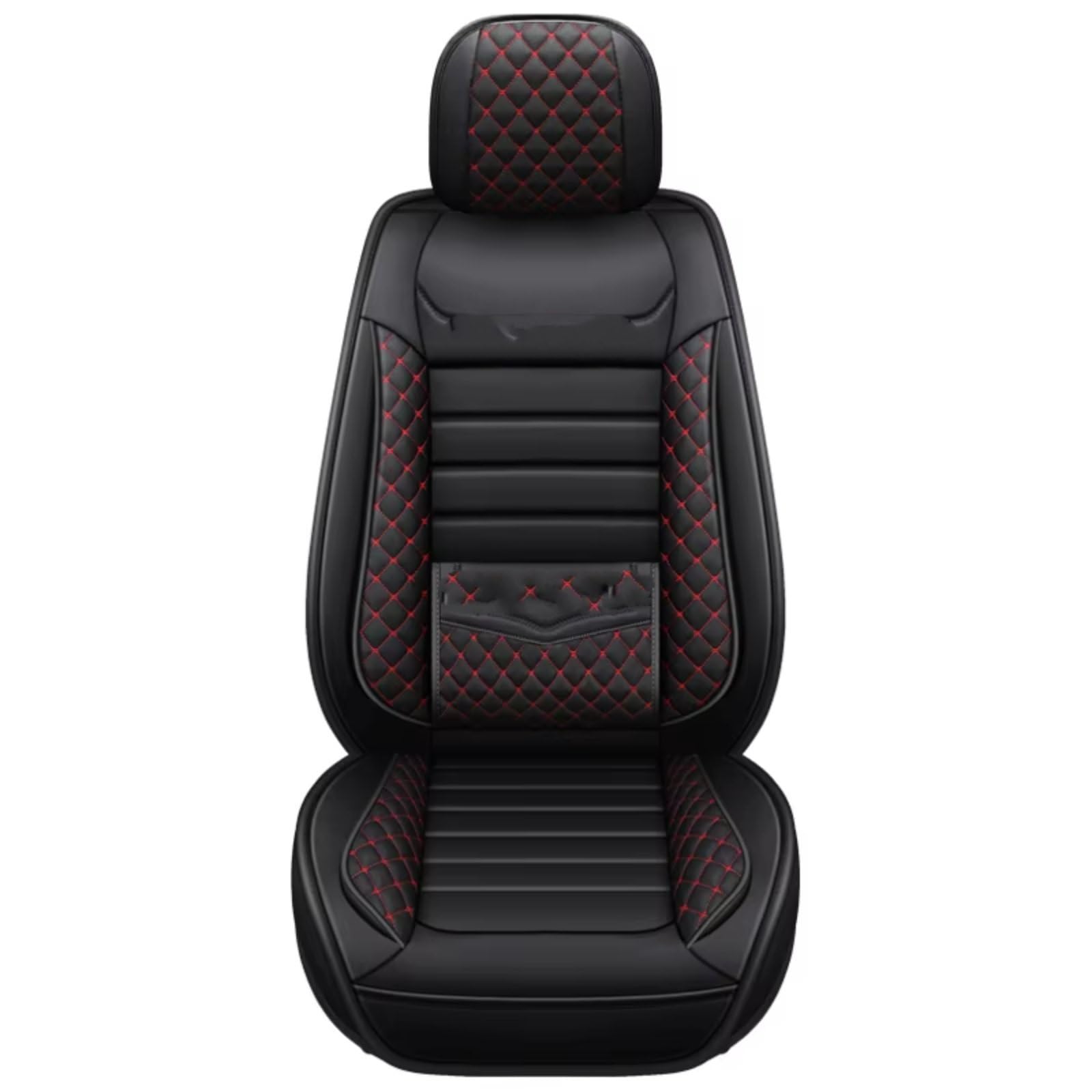 OUVECR Sitzbezüge Auto Für VW Für Polo 9N Für Touareg 2005 Für Amarok Für Caddy Für Passat Für Tiguan Für Golf Leder Pu Auto Sitzbezüge Auto Sitzbezüge(C for 1 seat) von OUVECR