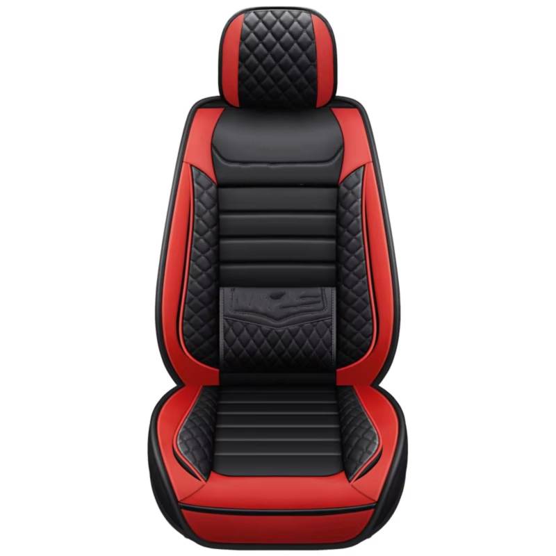 OUVECR Sitzbezüge Auto Für VW Für Polo 9N Für Touareg 2005 Für Amarok Für Caddy Für Passat Für Tiguan Für Golf Leder Pu Auto Sitzbezüge Auto Sitzbezüge(E for 1 seat) von OUVECR