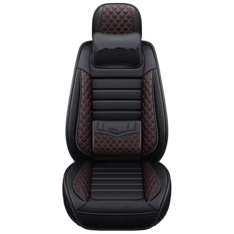 OUVECR Sitzbezüge Auto Für VW Für Polo 9N Für Touareg 2005 Für Amarok Für Caddy Für Passat Für Tiguan Für Golf Leder Pu Auto Sitzbezüge Auto Sitzbezüge(O for 1 seat) von OUVECR