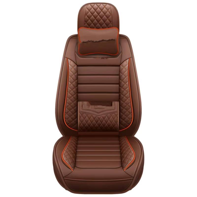 OUVECR Sitzbezüge Auto Für VW Für Polo 9N Für Touareg 2005 Für Amarok Für Caddy Für Passat Für Tiguan Für Golf Leder Pu Auto Sitzbezüge Auto Sitzbezüge(P for 1 seat) von OUVECR