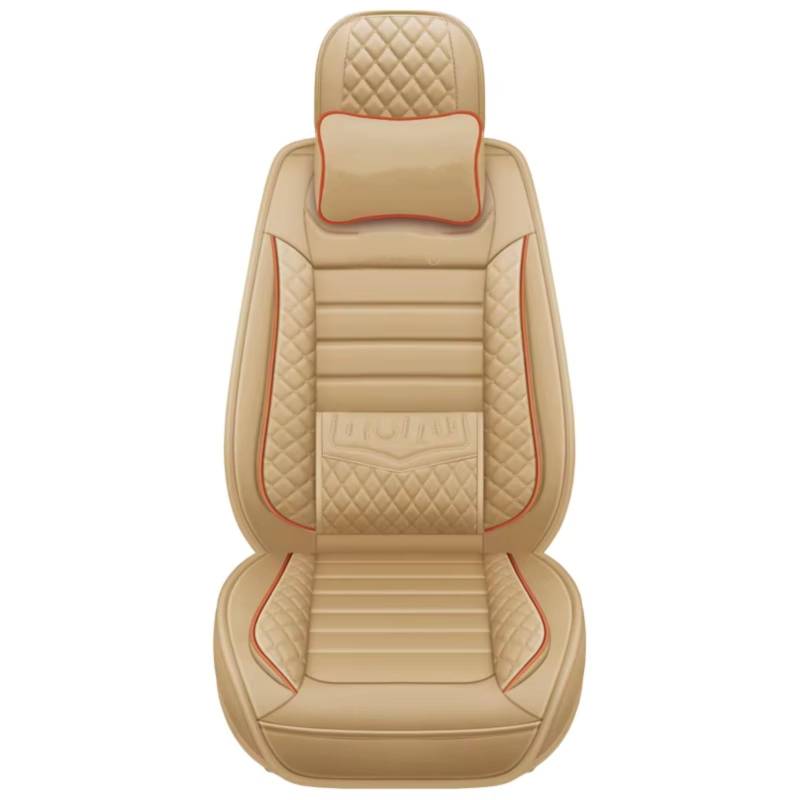 OUVECR Sitzbezüge Auto Für VW Für Polo 9N Für Touareg 2005 Für Amarok Für Caddy Für Passat Für Tiguan Für Golf Leder Pu Auto Sitzbezüge Auto Sitzbezüge(Q for 1 seat) von OUVECR