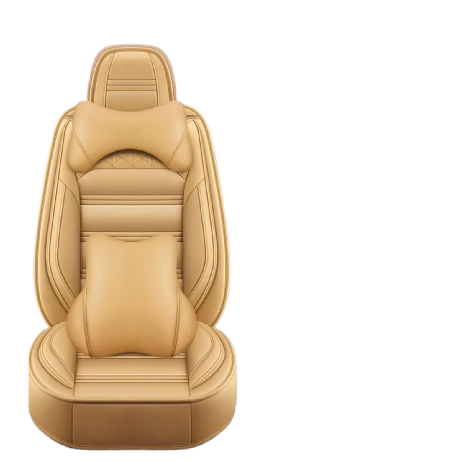 Sitzbezüge Auto Für Benz Für GLA Für CLS Für GLC Für GLE Für GLK Für GLS Für CLK Für SLC SL ML GL Autoinnenausstattung Autositzbezüge-Set Auto Sitzbezüge(Beige 2) von OUVECR