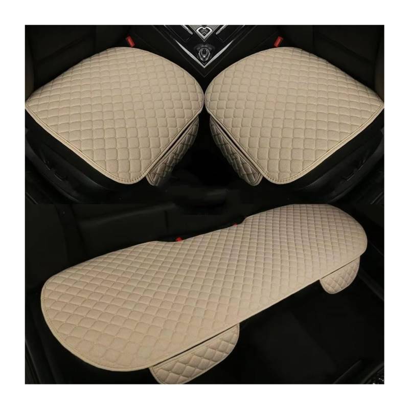 Sitzbezüge Auto Für Golf 4 Für Golf 5 Auto Styling Auto Zubehör Auto Sitz Abdeckung Leder Auto Sitzbezüge(H 3 sheet beige) von OUVECR