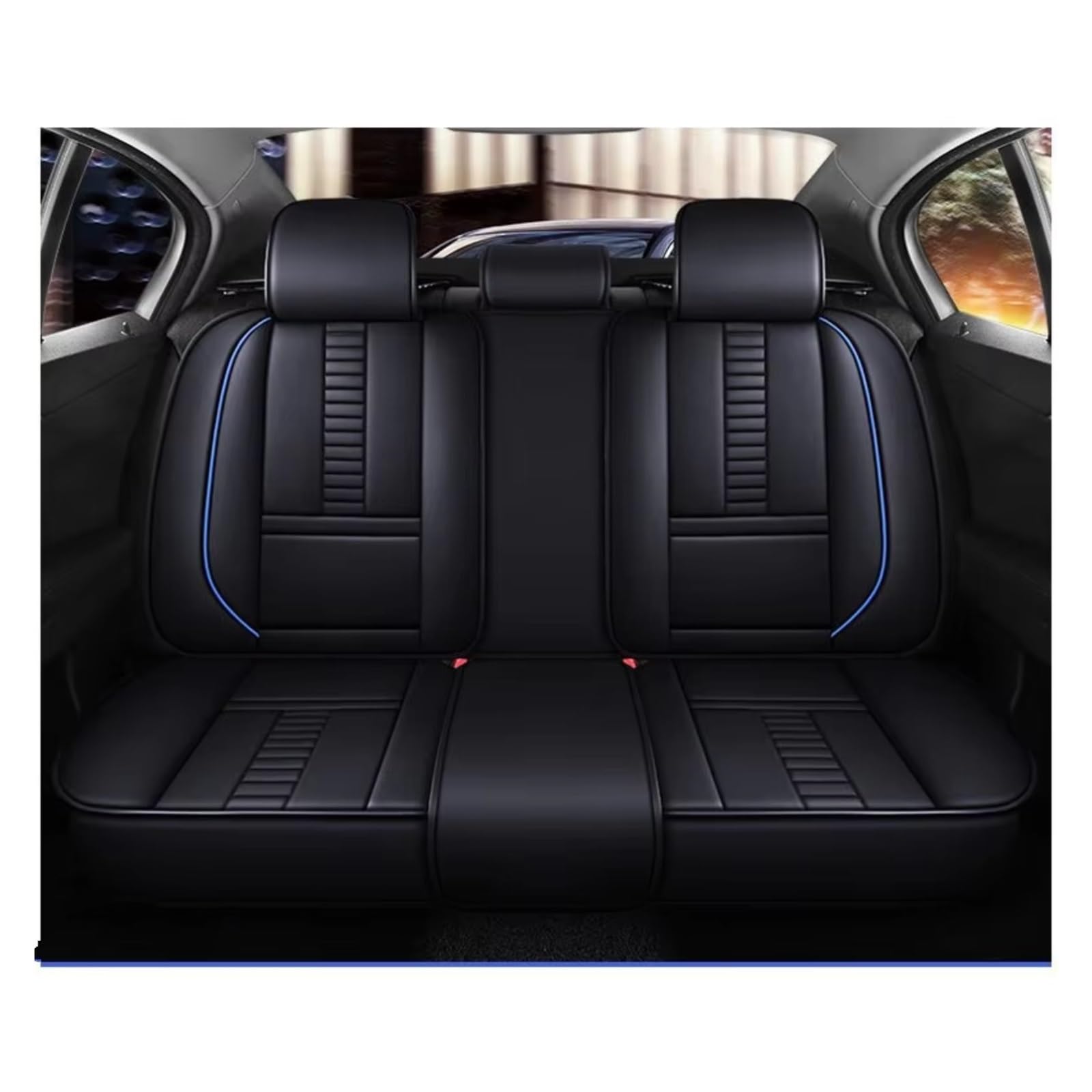 Sitzbezüge Auto Für Kia Für Sportage 2011 2015 Für Rio 3 4 Für Carens Für Karneval Für Cerato Für Ceed Für Optima Auto Sitz Abdeckung Auto Sitzbezüge(A Back seat Cover) von OUVECR