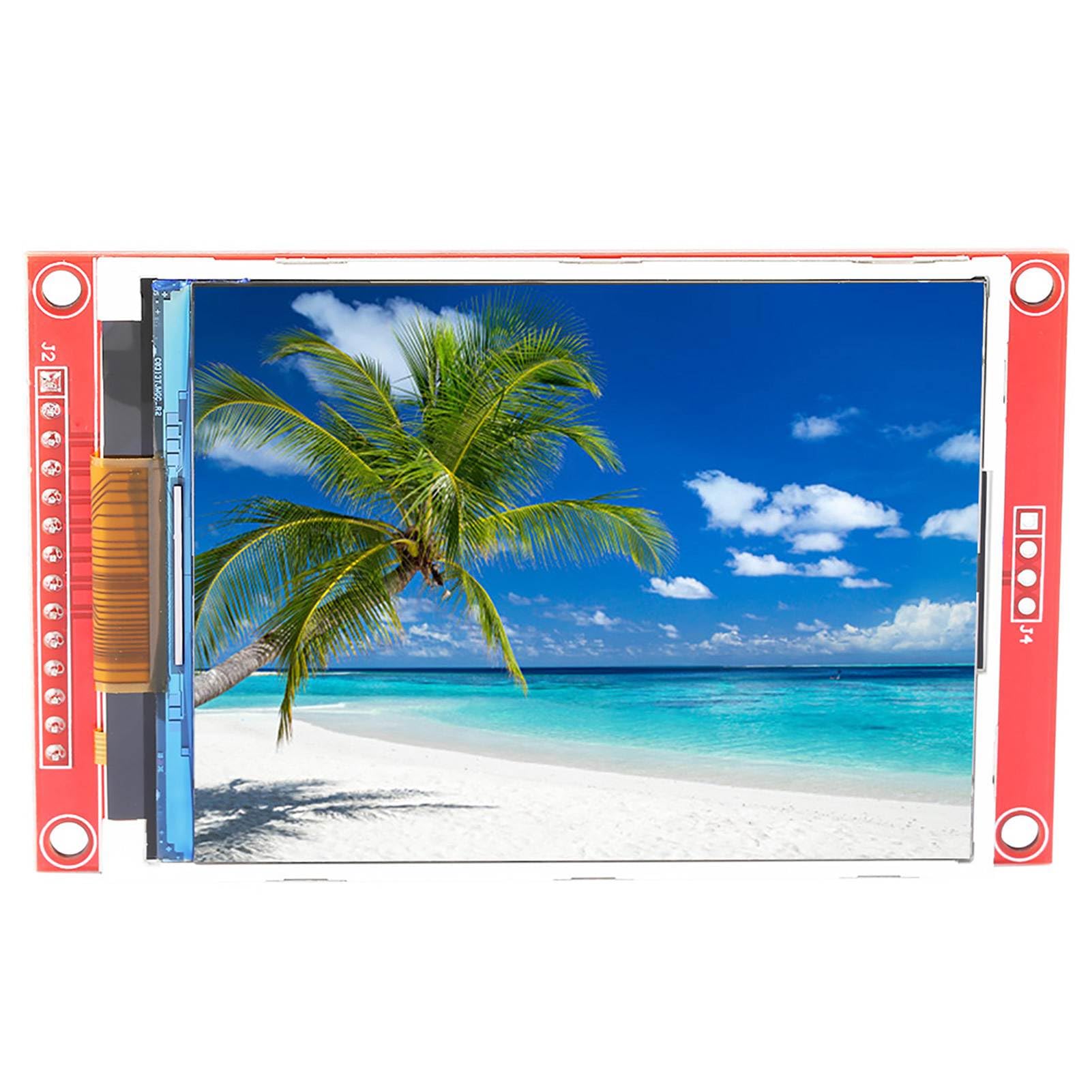 3,2-Zoll-TFT-Anzeigemodul, 65K-Farbdisplay, 320 X 240 HD-Auflösung, Serielle Peripherieschnittstelle SPI TFT, LCD-Controller-Board-Kit (mit Berührung) von OVAQUIXI