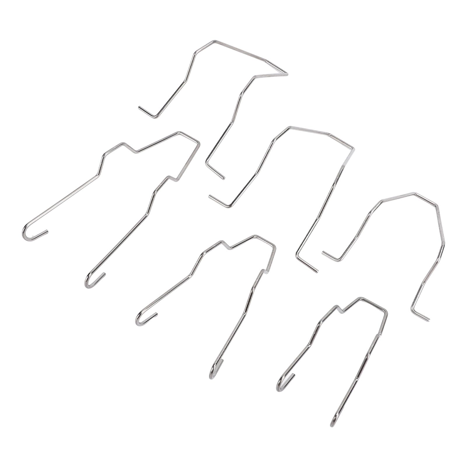 6-teiliges Lampenhaltefeder-Clip-Set, Auto-Scheinwerfer-Edelstahl-Clips-Set für H1, H3, H4, H7-Glühbirnen von OVAQUIXI