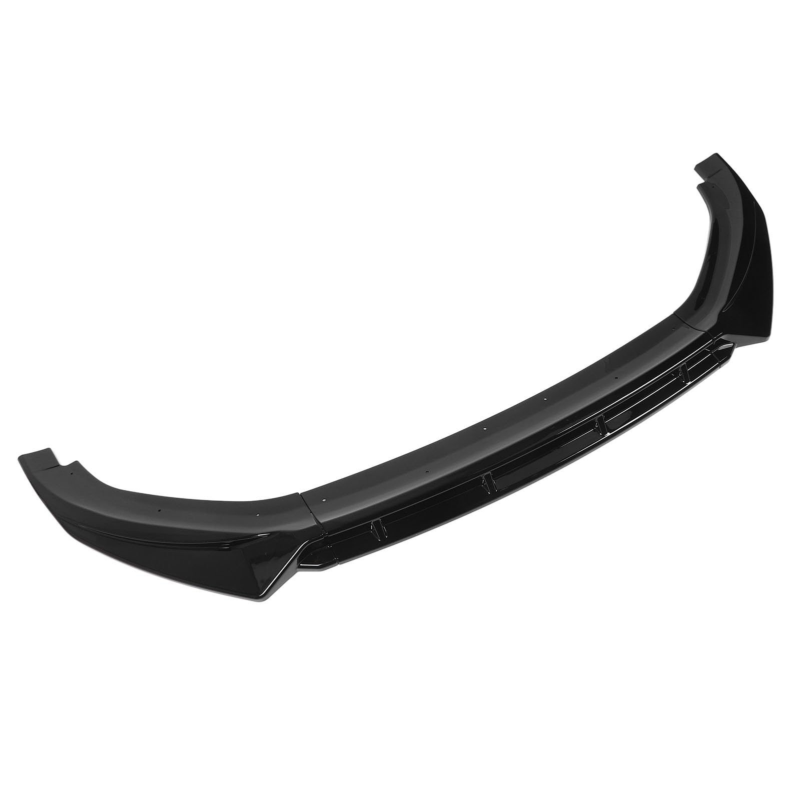 Frontstoßstangen-Lippenspoiler, 3 Stück, Glänzend Schwarz, Verbesserte Aerodynamik, Frontlippenspoiler für MK3 Standard 2024+ von OVAQUIXI