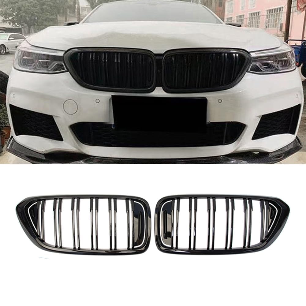 Auto Niere Front Niere Kühlergrill, Kompatibel mit BMW GT G32 2018 2019 2020, Grill Einsatz Zierleisten von OVCOSER