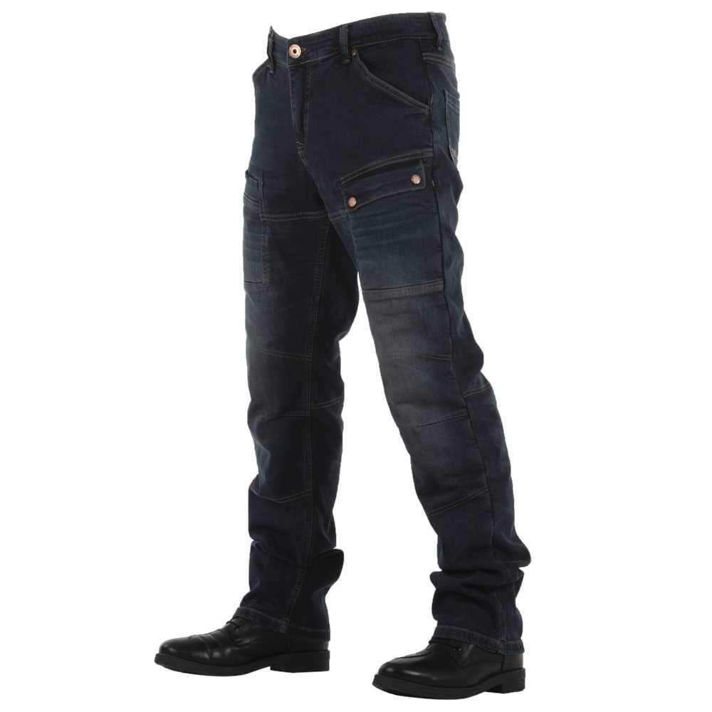 OVERLAP Sturgis Herren-Jeans, Grau/Blau, Größe 29 von OVERLAP