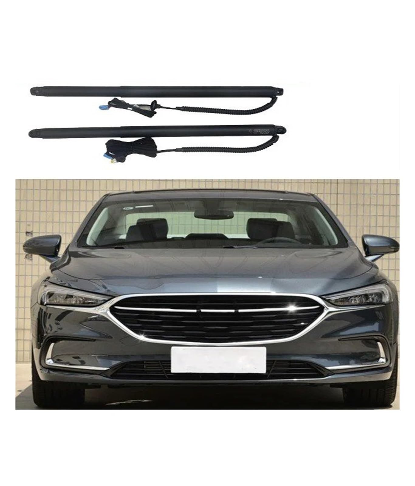 Für Buick Für Lacrosse 2023 Auto Elektrische Heckklappe Aufzug Auto Elektrische Stamm Stick Kick Sensor Hinten Tür Power Kit Antriebseinheit Heckklappe Gasdruckfeder(No Kick Senor) von OVOPAN