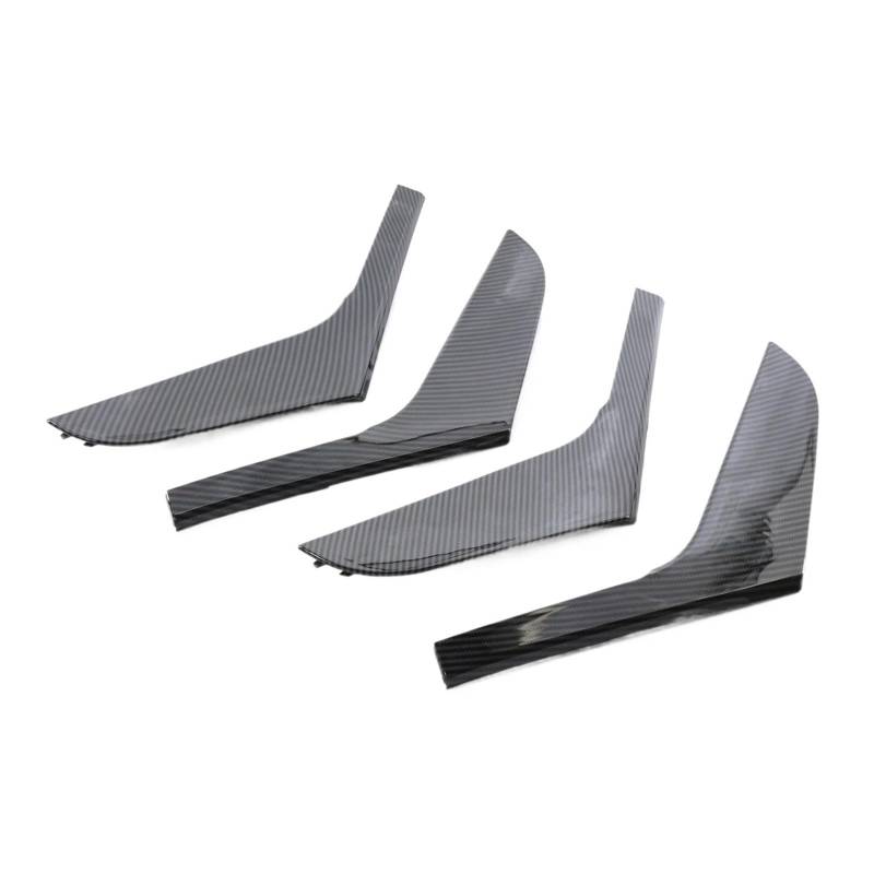 OWENJIAN 4 Teile/satz Realistische Carbon Look Auto Innen Zubehör Tür Armlehne Griff Streifen Abdeckung Kompatibel for VW GOLF 6 (2009-2013) 5K4868039A 5K4868040A(4PCS set) von OWENJIAN