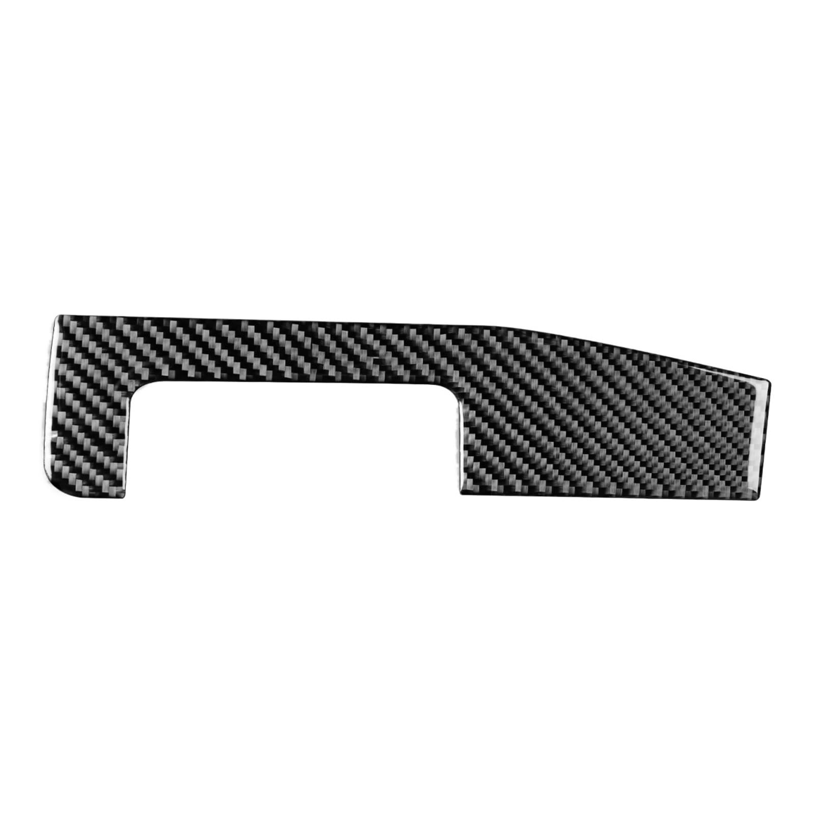 OWENJIAN Autoaufkleber Kompatibel for BMW E46 1998-2005 Autozubehör Carbon Fiber Instrument Armaturenbrett Mittelkonsole Panel Abdeckung Trim Innenaufkleber(1 Black LHD) von OWENJIAN