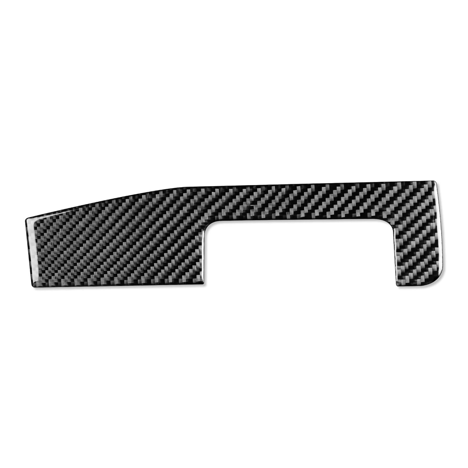 OWENJIAN Autoaufkleber Kompatibel for BMW E46 1998-2005 Autozubehör Carbon Fiber Instrument Armaturenbrett Mittelkonsole Panel Abdeckung Trim Innenaufkleber(1 Black RHD) von OWENJIAN