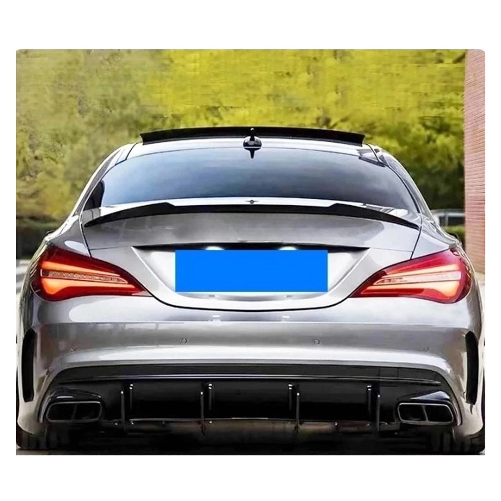 OWENJIAN CLA Klasse Carbon Heckspoiler Stamm Flügel Kompatibel for Mercedes Benz CLA45 W117 C117 CLA 200 250 260 Limousine 2013-2018(Gloss Black1) von OWENJIAN