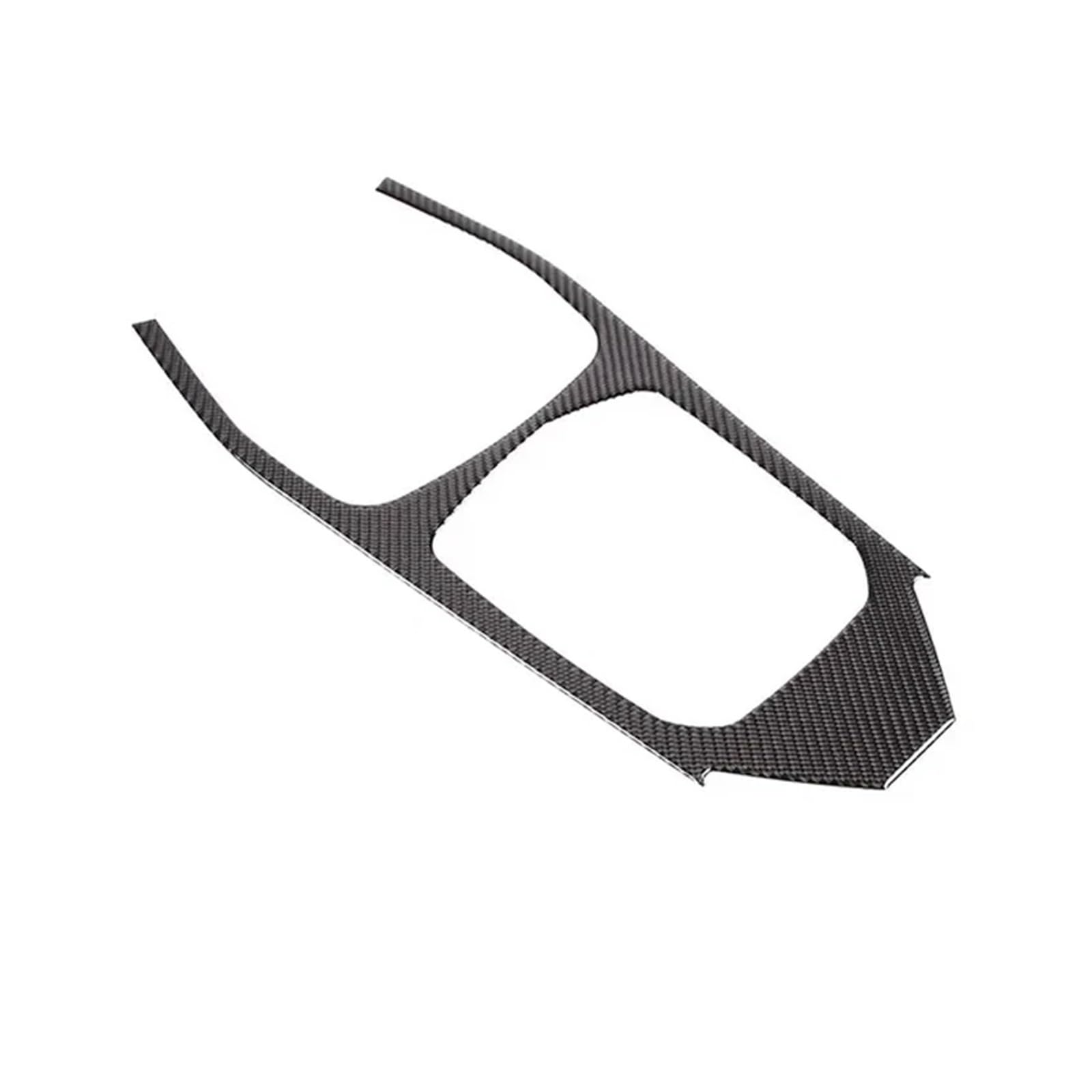 OWENJIAN Kompatibel for BMW 1er 2er F40 F44 2020-2023, Rahmendekorationsaufkleber for das zentrale Bedienfeld im Auto aus weicher Kohlefaser, Autozubehör(Black carbon frbei,For LHD) von OWENJIAN