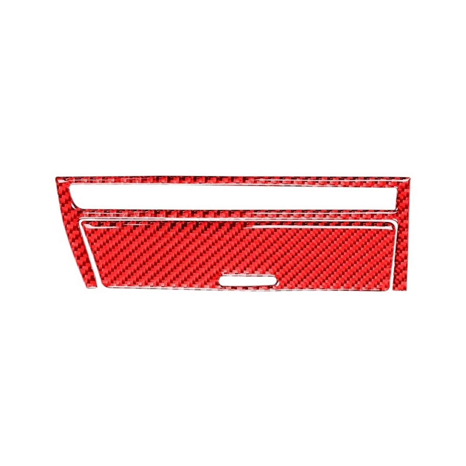 OWENJIAN Kompatibel for BMW 3er E46 1999-2004 Zubehör Carbon Fiber Innenausstattung Auto Getriebe Shift Zigarettenanzünder Panel Verkleidung Abdeckung Aufkleber(Red(LHD)) von OWENJIAN