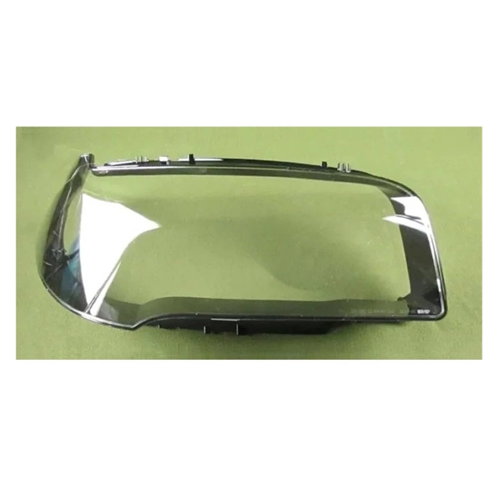 OWENJIAN Kompatibel for BMW X3 E83 2004–2010 mit gestreifter Scheinwerfer-Linsenabdeckung, transparenter Lampenschirm, Scheinwerferschale, ersetzt den Original-Lampenschirm.(Right) von OWENJIAN