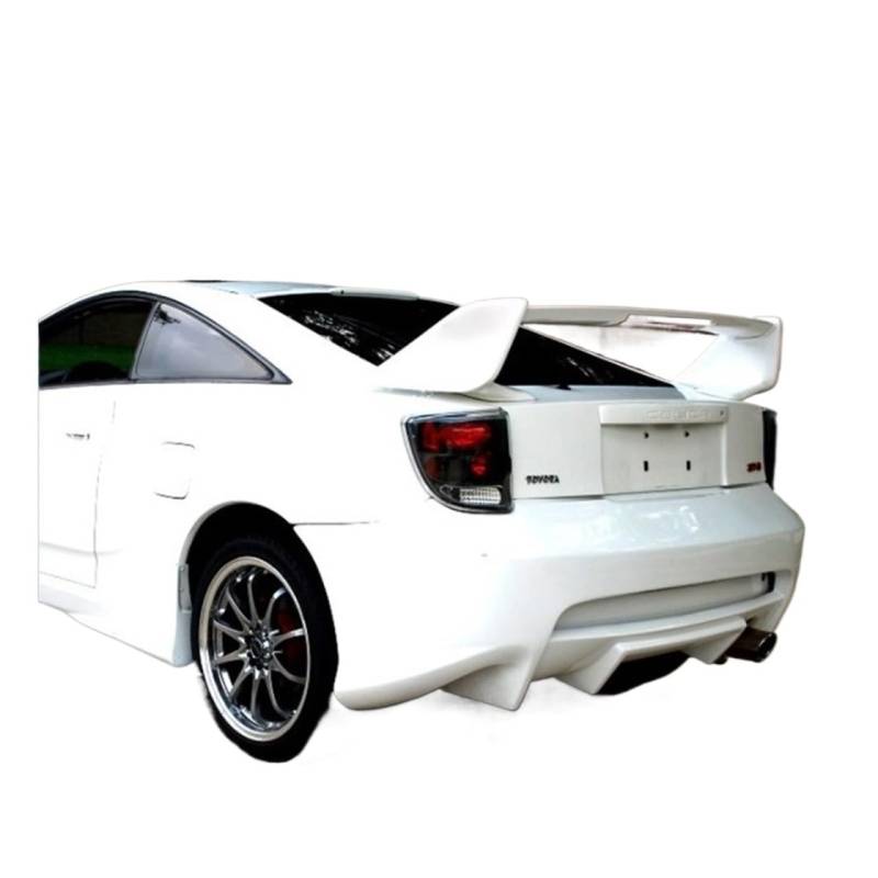 OWENJIAN Kompatibel for Toyota Celica Heckspoiler 2000–2005 mit LED-Licht, ABS-Kunststoff, Autospoiler, Kofferraum-Kofferraum, Flügel, schwarzer Spoiler(Carbon Look) von OWENJIAN